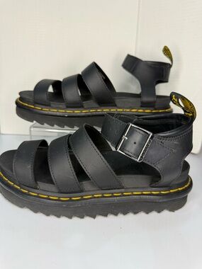 Dr. Martens Blaire Sandals Black Athena Size 8